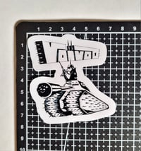 Image 2 of Voivod Spiked Tank Matte Vinyl Sticker 