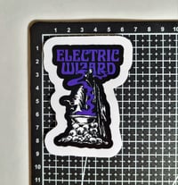 Image 2 of Electric Wizard Pile Of Skulls Matte Vinyl Sticker 