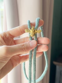Image 4 of brass bee bolo tie