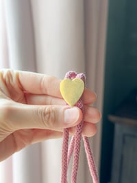 Image 3 of brass heart bolo tie