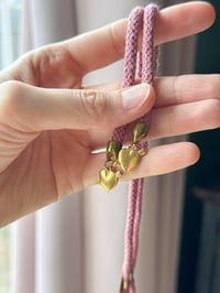 Image 1 of brass heart bolo tie