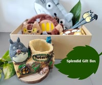 Image 5 of Studio Ghibli Themed Totoro Cat Bus Gift Box Gift Set. Totoro Socks Pencil Case Cat Bus Sling Bag 