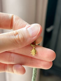 Image 4 of brass butterfly bolo tie