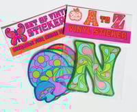 Image 4 of Set of Groovy Vinyl Stickers - 3 Designs