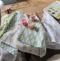 Image 4 of Summer Linen Napkins, Block Printing Workshop, Friday 20th June