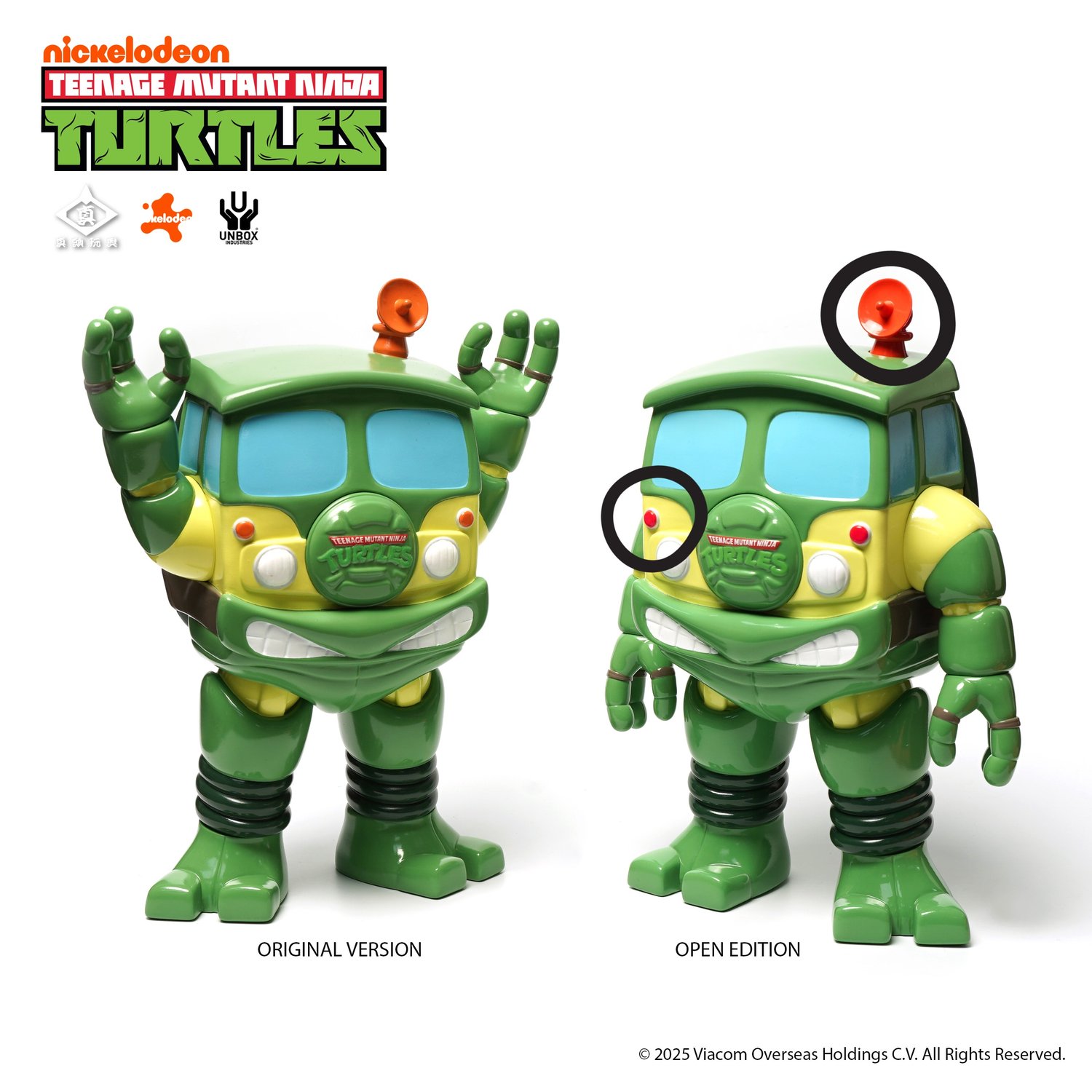 Image of RxH TMNT TURTLE WALKER WAGON V2 PRE-ORDER