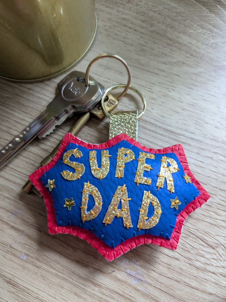 Image of Super Dad Keyring