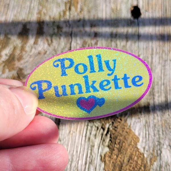 Image of polly punkette - sticker