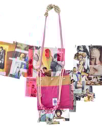 Image 2 of BABI BAG - Fucsia/Camel
