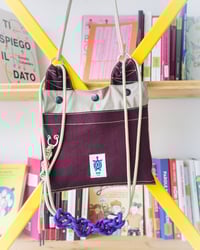 Image 5 of BABI BAG - Beige/Raspberry