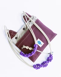 Image 1 of BABI BAG - Beige/Raspberry