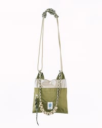 Image 4 of BABI BAG - Beige/Military Camo Green