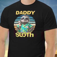 Image 5 of Daddy Sloth Fathers Day Men Shirt