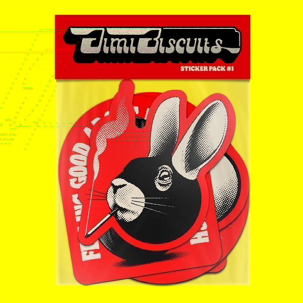 Image of Red & Black Sticker Pack #1