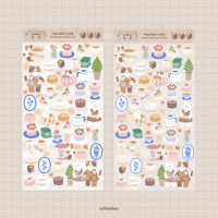 Image 5 of Coffee Cafe & Tea Party Sticker Sheet 