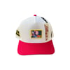 Art Of Fame/ 5 Panel K Frame Trucker Hat Red & Off White/Child’s Play Limited Edition Pin