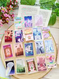 Image 5 of Fictional stamps [Pin + Sticker & Bookmark]