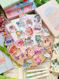Image 1 of Fanfic tropes [Pin + Sticker & Bookmark]