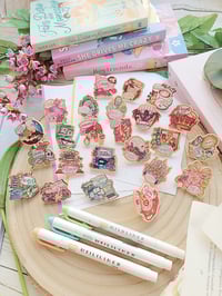 Image 4 of Fanfic tropes [Pin + Sticker & Bookmark]