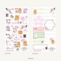 Sakura Sticker Sheet - Stickiiclub x Eriliselee 