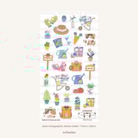 Image 1 of Gardening Sticker Sheet - Stickiiclub x Eriliselee