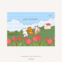 Going at my own pace Postcard Print