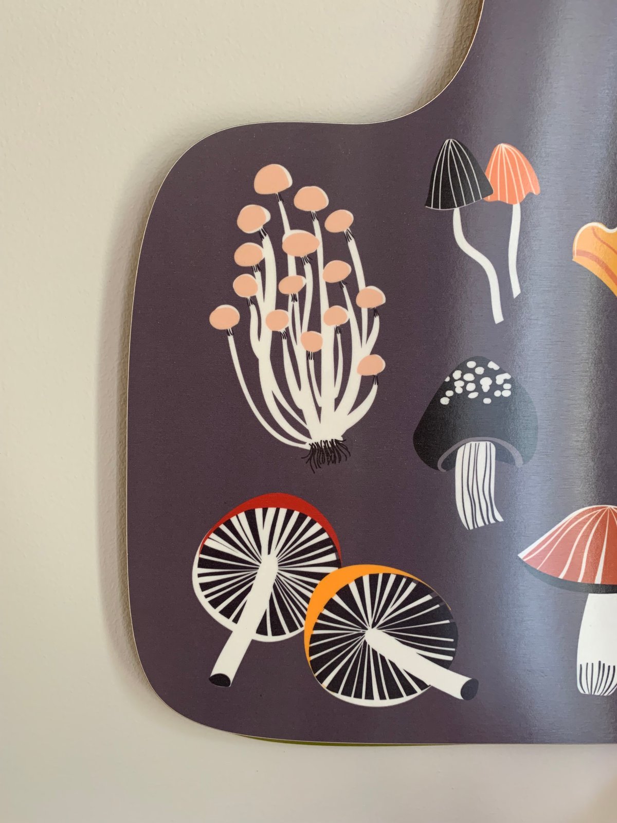 NEW * Mushroom/ Fungi Melamine Chopping Board 