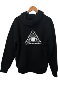 Image of ALL SEEING EYE HOODIE <BR> BLACK