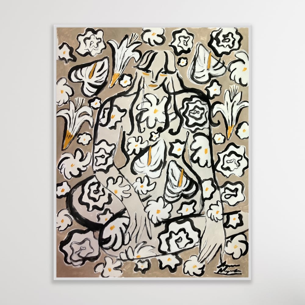 Image of 'Garden Spirit no. 25' original painting on paper