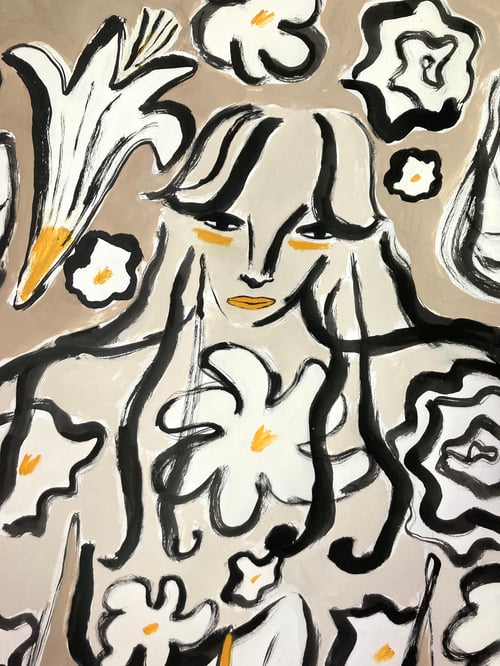 Image of 'Garden Spirit no. 25' original painting on paper