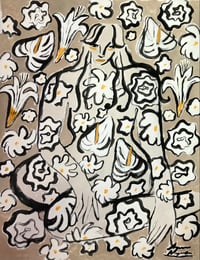 Image 3 of 'Garden Spirit no. 25' original painting on paper