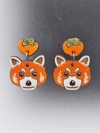 Red Panda Earrings