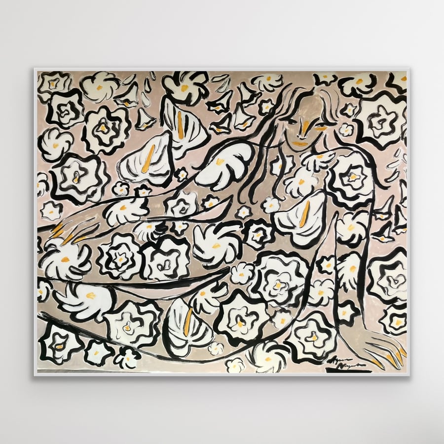 Image of 'Garden Spirit no. 26' original painting on paper