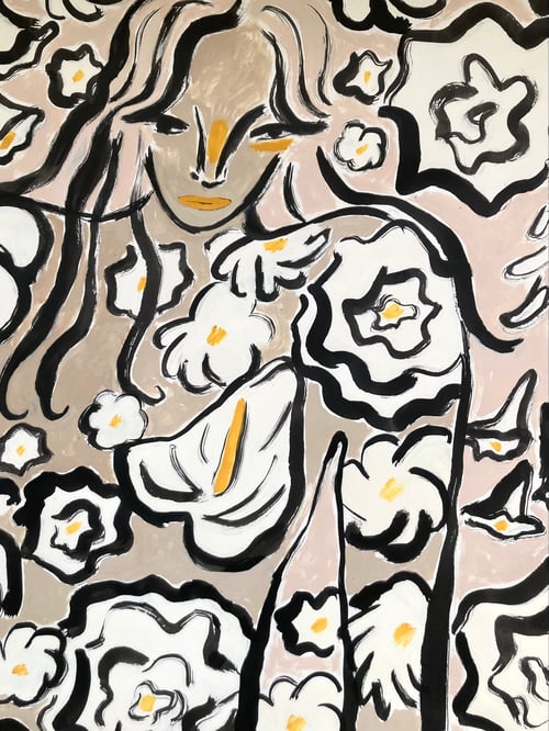 Image of 'Garden Spirit no. 26' original painting on paper