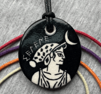 Image 1 of Porcelain Selene Pendant