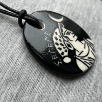 Image 2 of Porcelain Selene Pendant