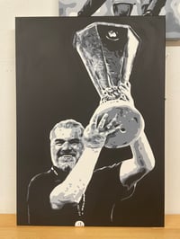 ANGE POSTECOGLU TOTTENHAM HOTSPUR FC PAINTING