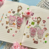 Image 3 of Cherry Bears sticker/keychain/badge