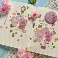 Image 1 of Cherry Bears sticker/keychain/badge