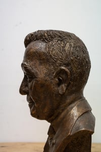 Image 8 of Large Bronze Plaster Bust - Signed on Base