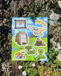 Image 1 of TAKE A HIKE STICKER SHEET