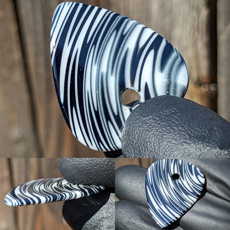 Image of Fancyyancyglass collab pick pendants