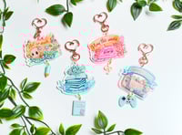 Image 1 of Gaming, Reading, Art & Music [ Print + Keychain + Sticker & Bookmark]