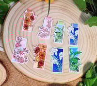 Image 4 of Seasons flowers [Pin + Washitape + Lanyard + Sticker & Bookmark]
