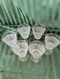 Image 2 of 43- Westmoreland Princess Feather Goblets