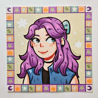 Image 1 of Abigail Stardew Valley Mini Print