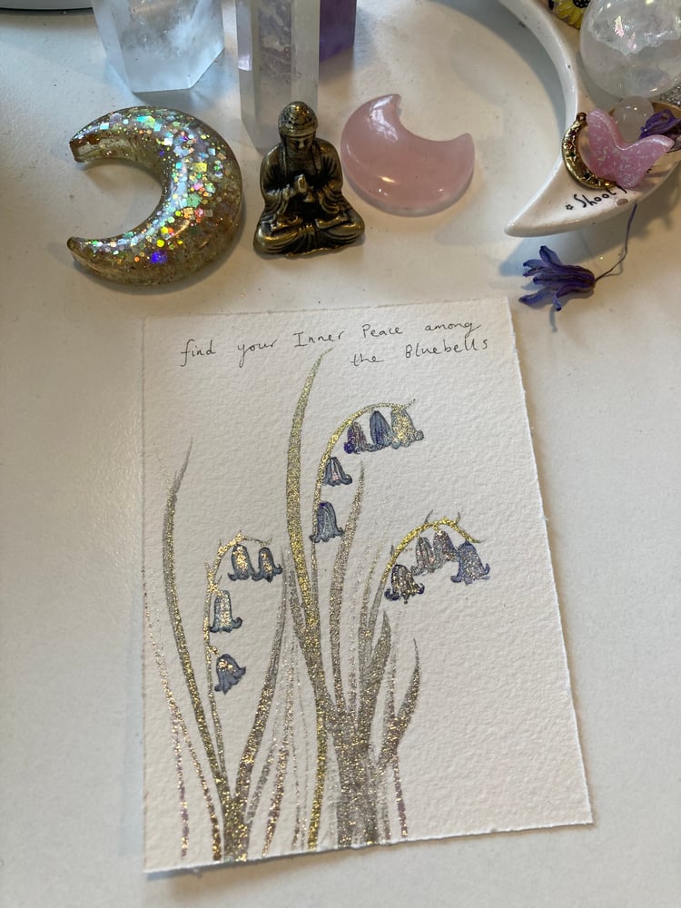 Image of Bluebells watercolour 