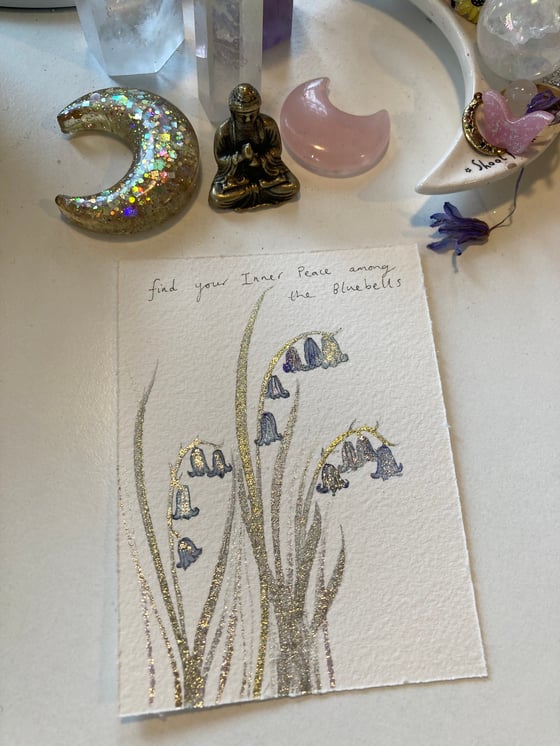 Image of Bluebells watercolour 