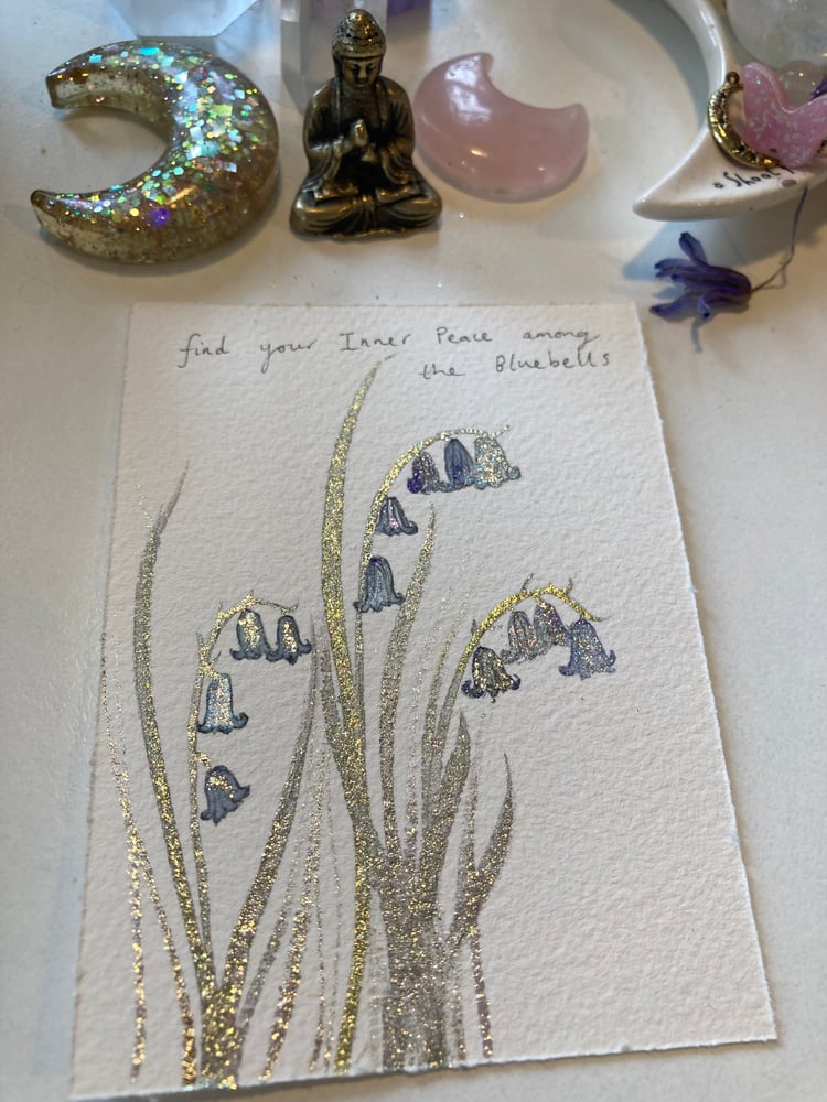 Image of Bluebells watercolour 