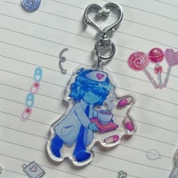 Image 2 of Deltarune care keychains